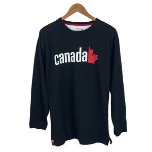 LS125 Mens Fun to be Canadian Canada Long Sleeve T Shirt XL